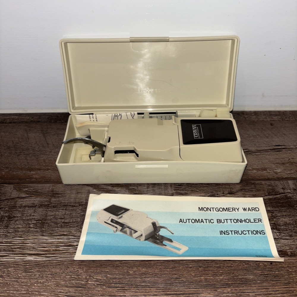 Vintage Montgomery Ward Automatic Buttonholer Sewing Machine Attachment 9259 B53